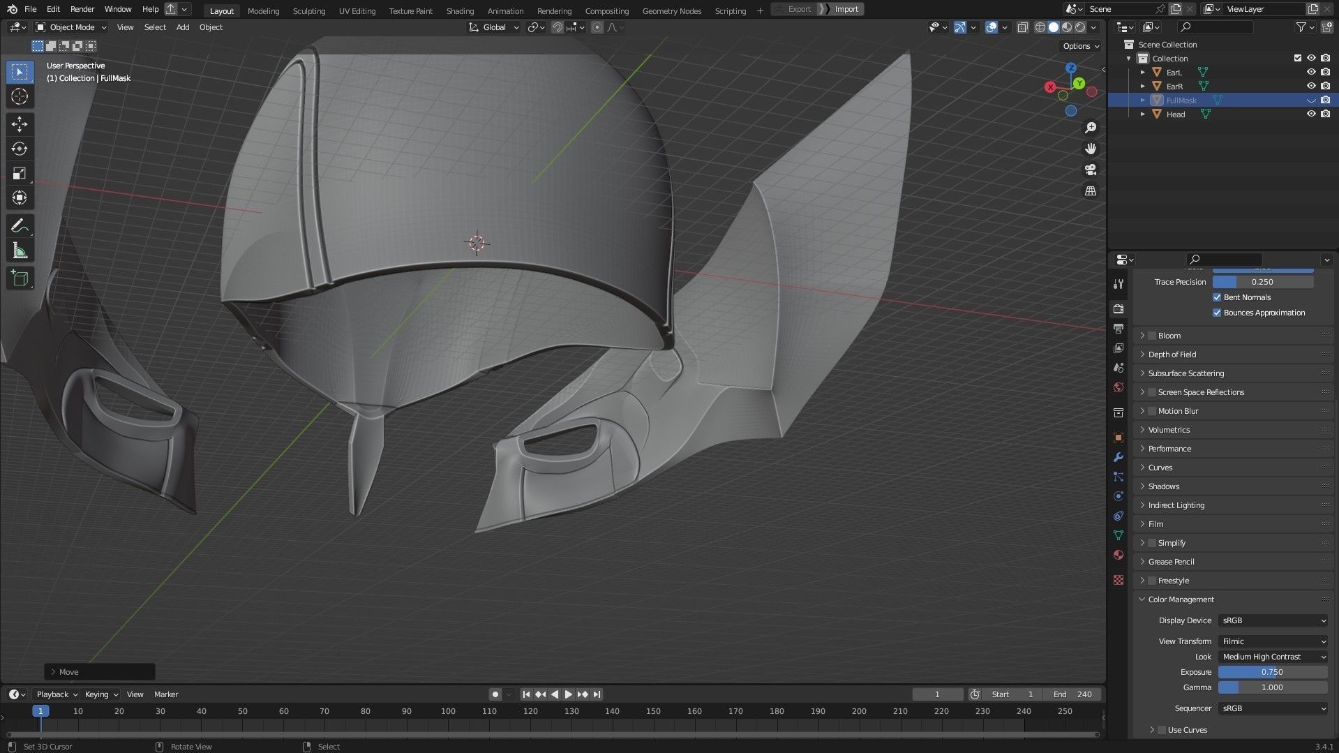 X-Men Wolverine Helmet for Cosplay 3D print model_13