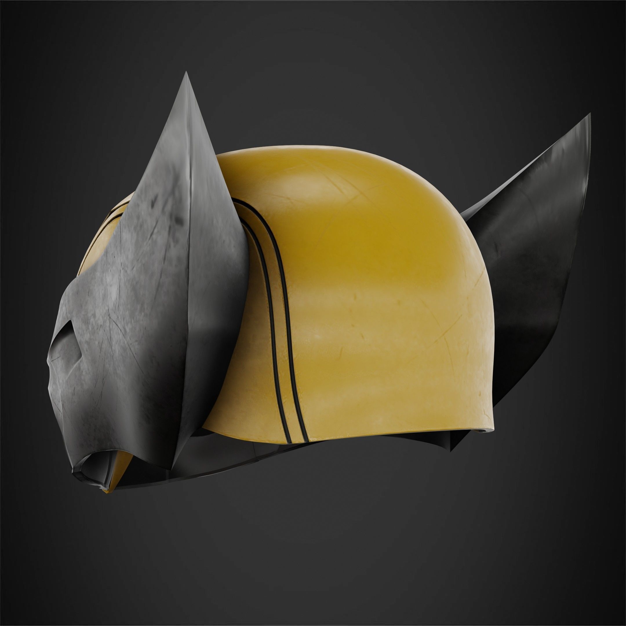 X-Men Wolverine Helmet for Cosplay 3D print model_6