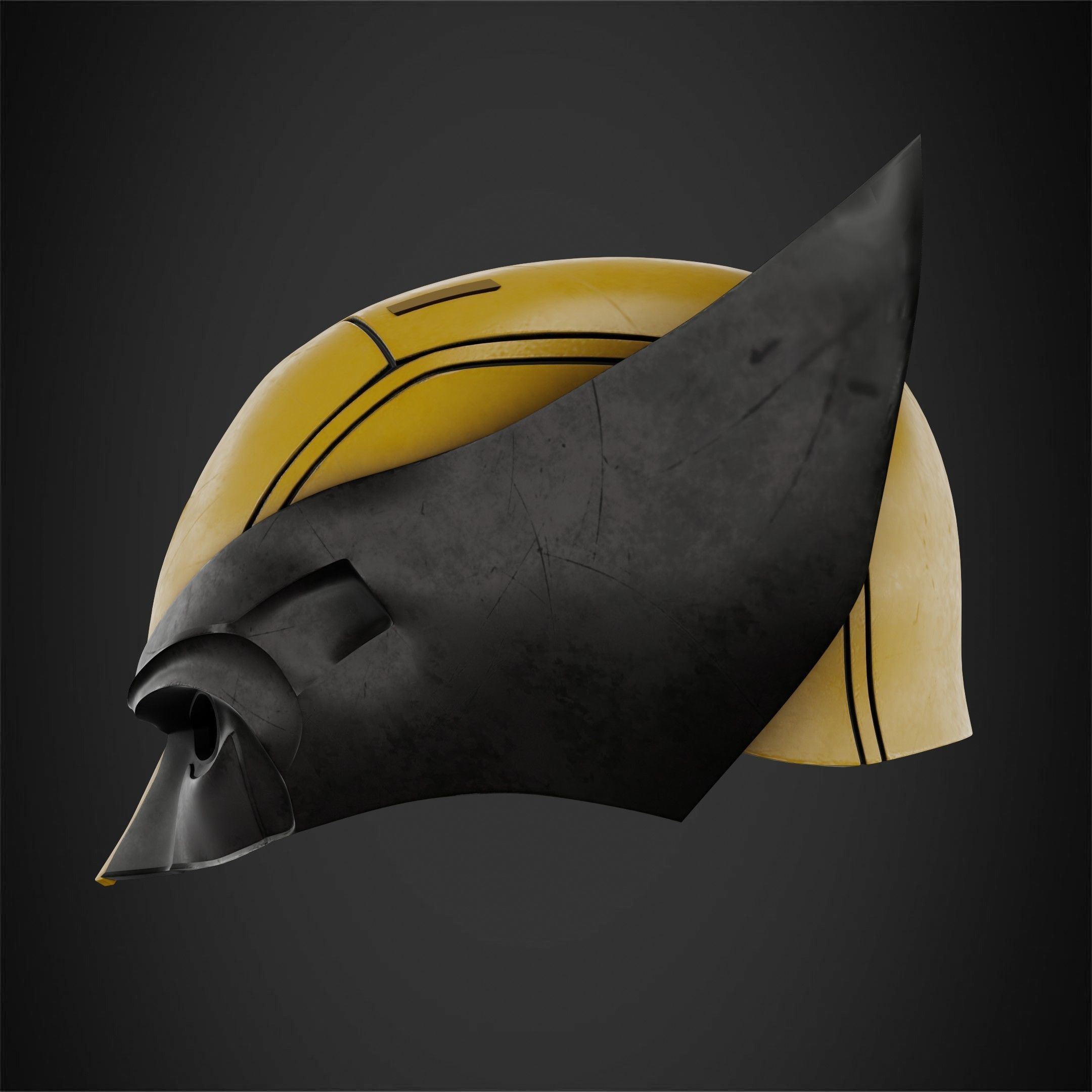 X-Men Wolverine Helmet for Cosplay 3D print model_5
