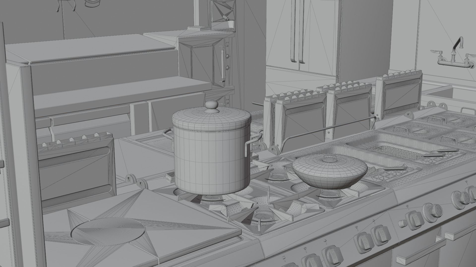 Commercial Kitchen v3 3D model_22