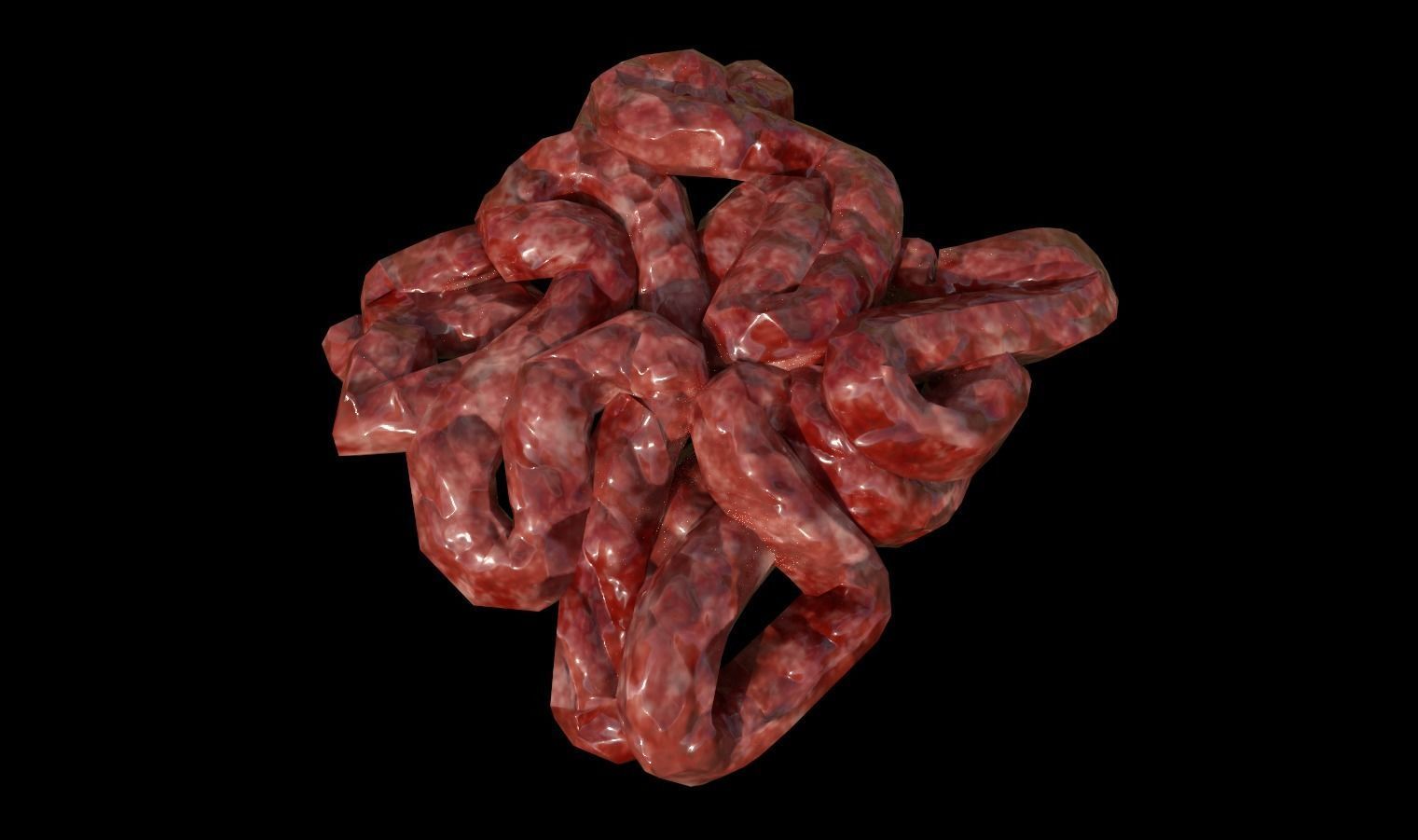 Animal Carcasses Pack Low-poly 3D model_11