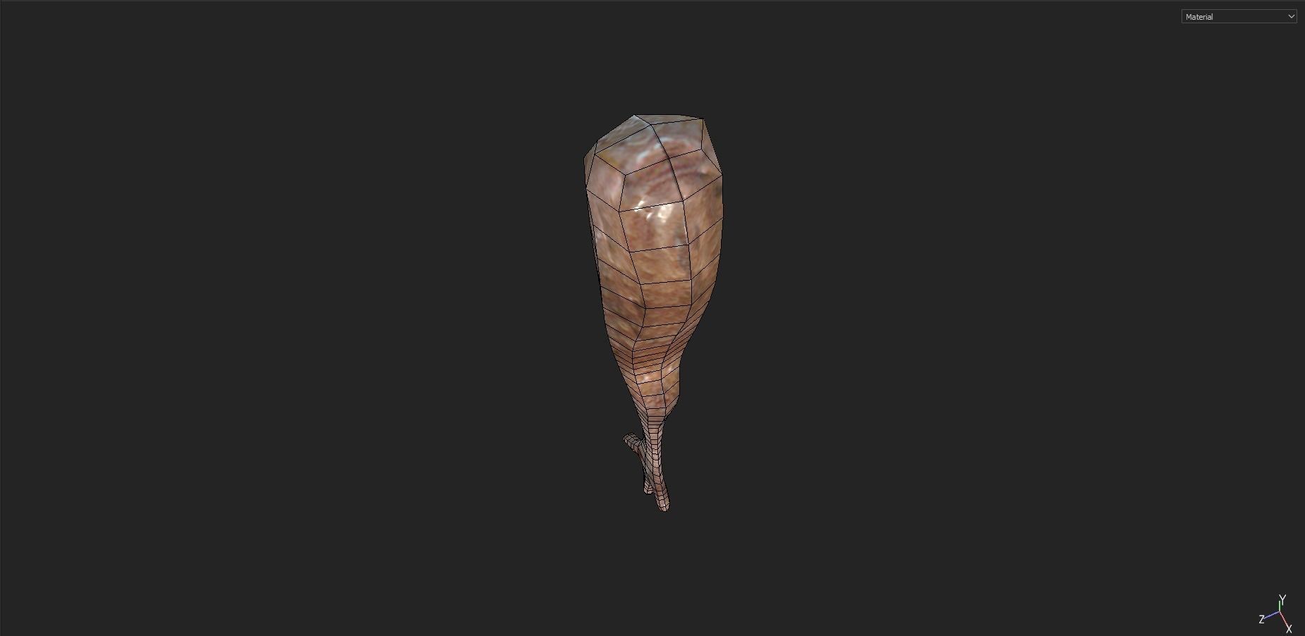 Animal Carcasses Pack Low-poly 3D model_18