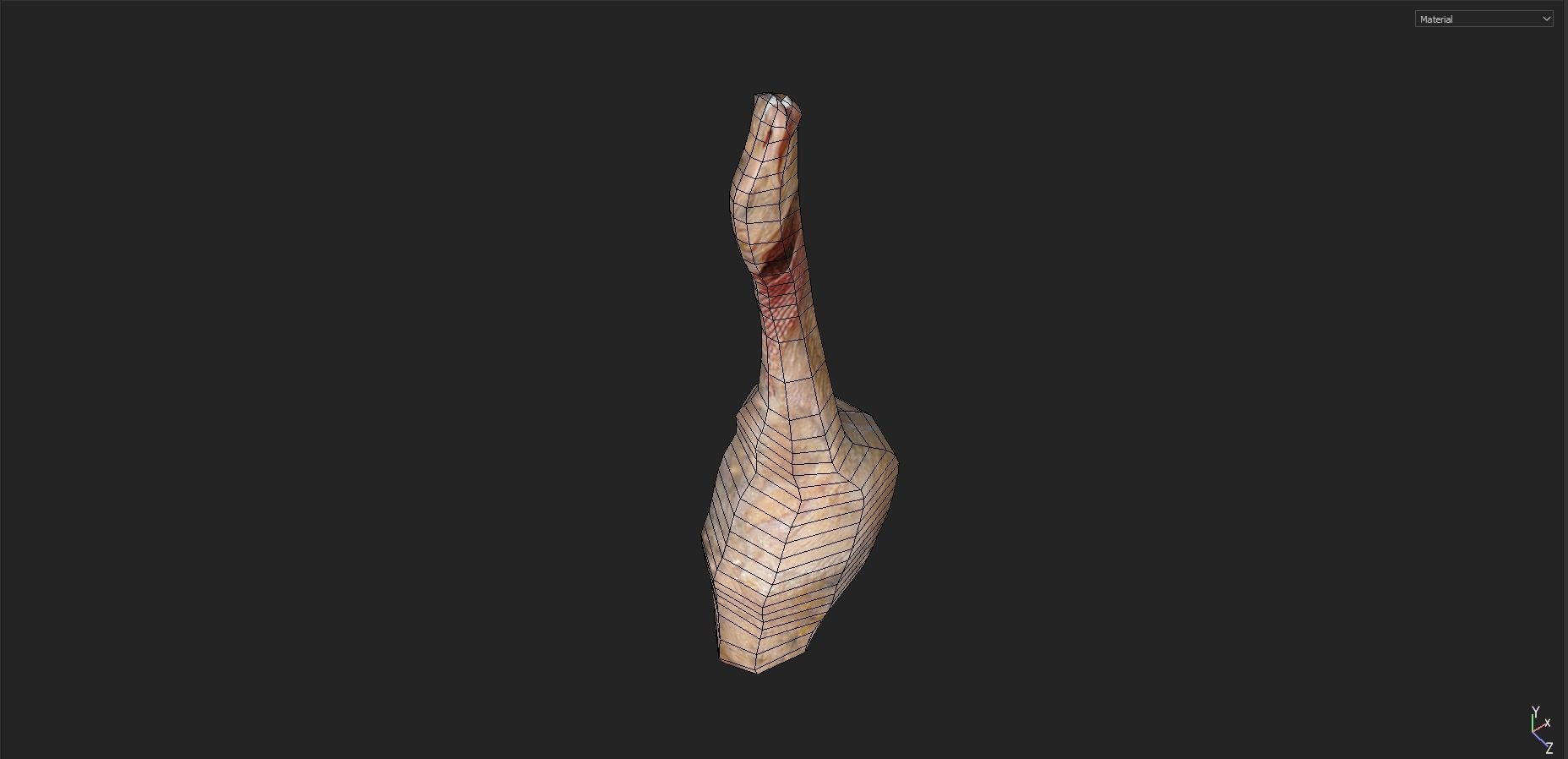 Animal Carcasses Pack Low-poly 3D model_20