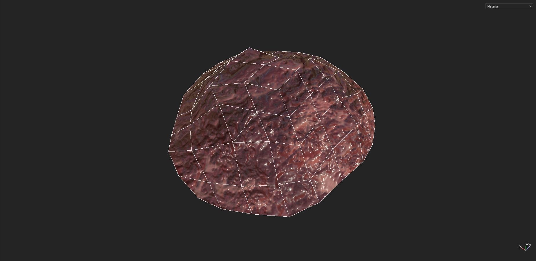 Animal Carcasses Pack Low-poly 3D model_28