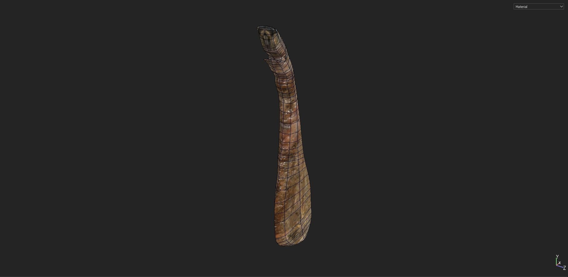 Animal Carcasses Pack Low-poly 3D model_8