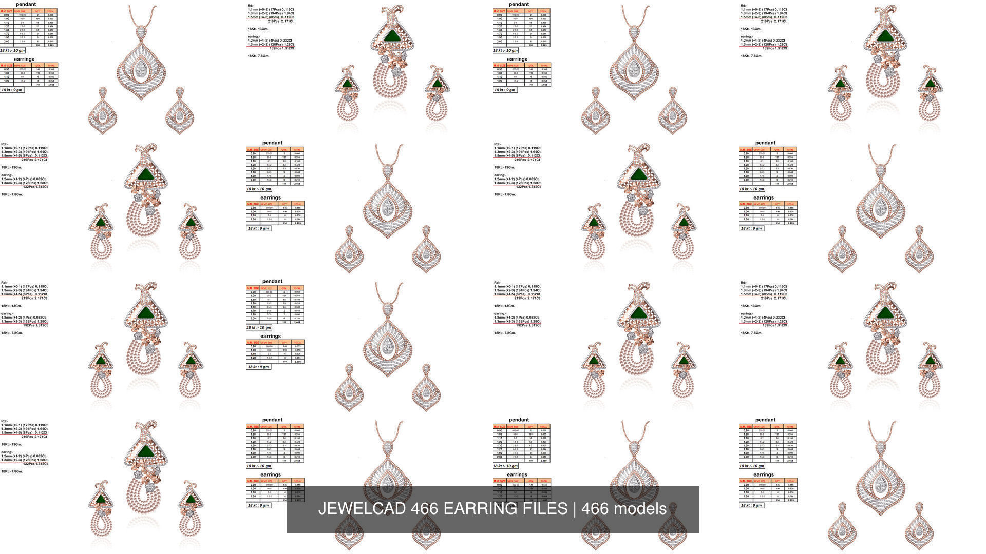 JEWELCAD 466 EARRING FILES 3D Model Collection_58