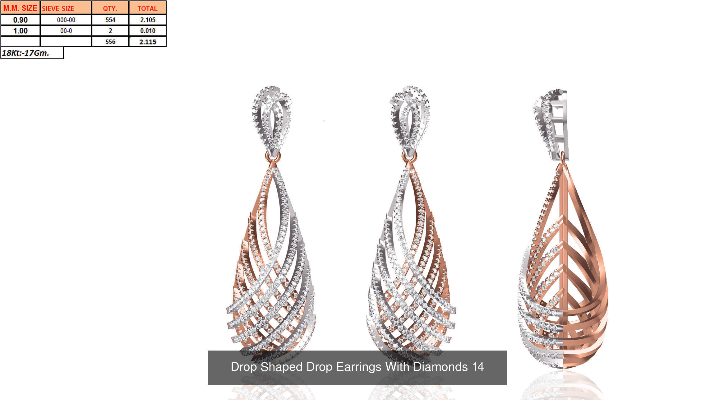 JEWELCAD 466 EARRING FILES 3D Model Collection_79