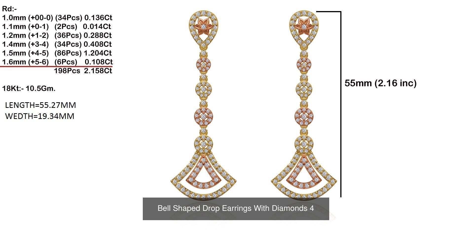 JEWELCAD 466 EARRING FILES 3D Model Collection_87