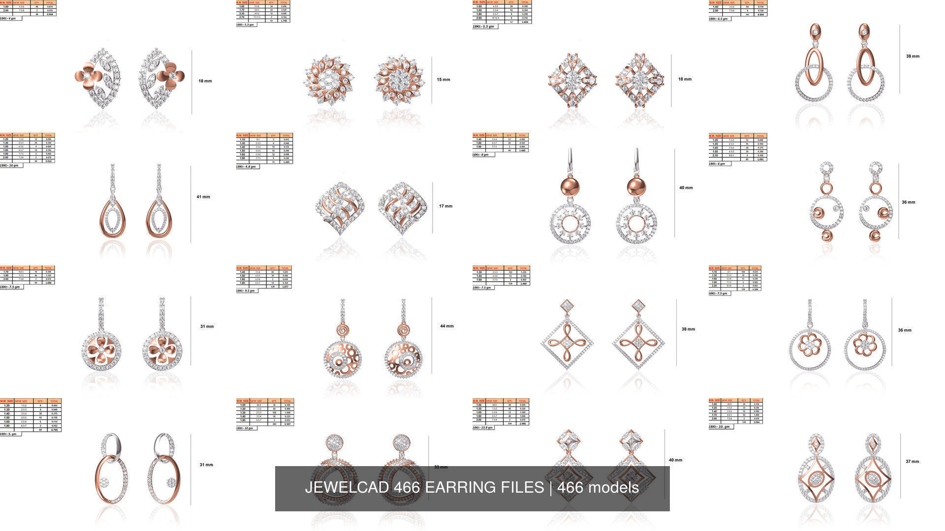 JEWELCAD 466 EARRING FILES 3D Model Collection_12