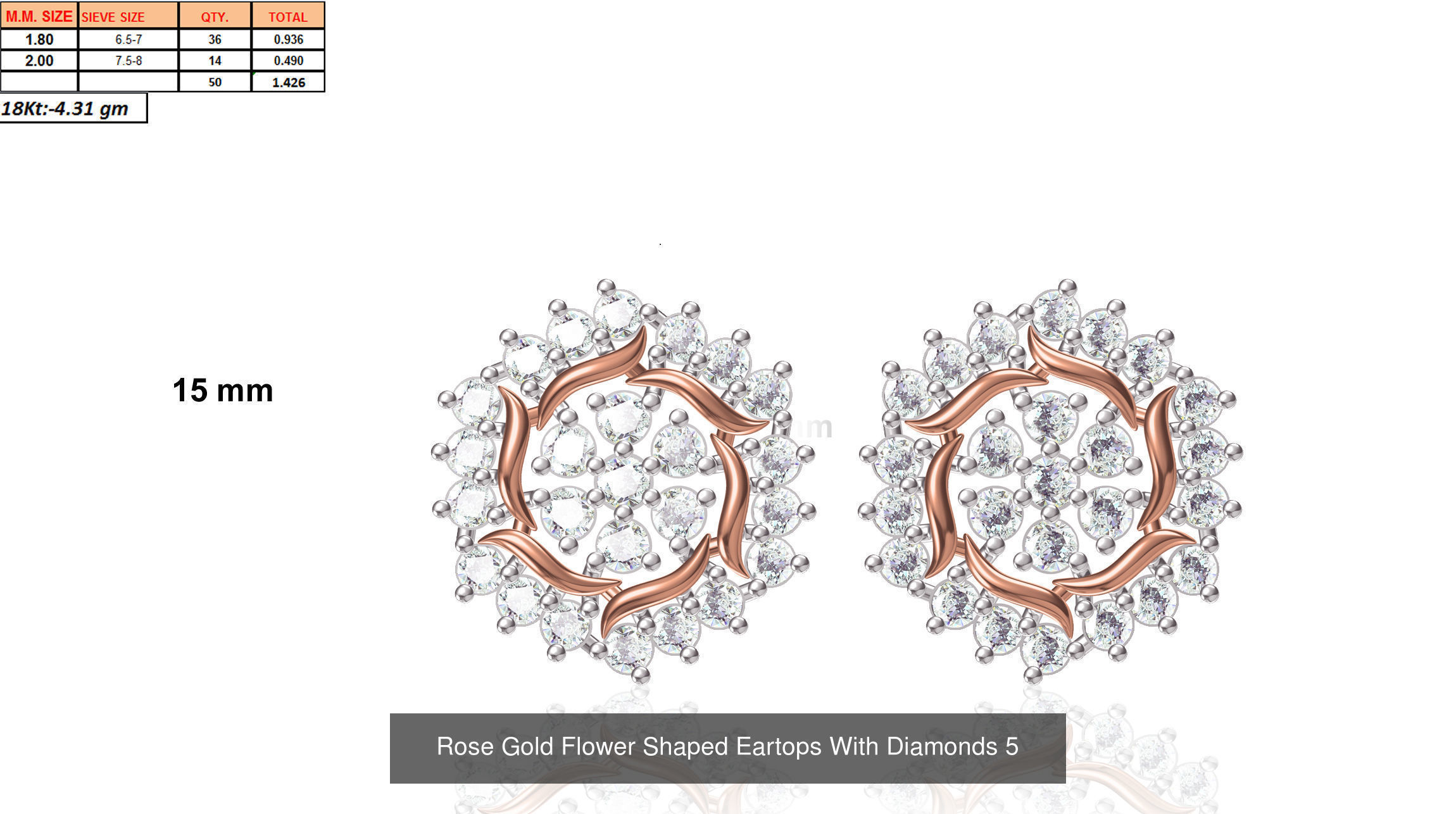 JEWELCAD 466 EARRING FILES 3D Model Collection_98