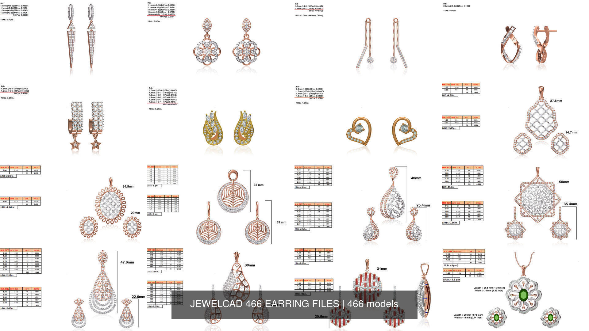 JEWELCAD 466 EARRING FILES 3D Model Collection_53
