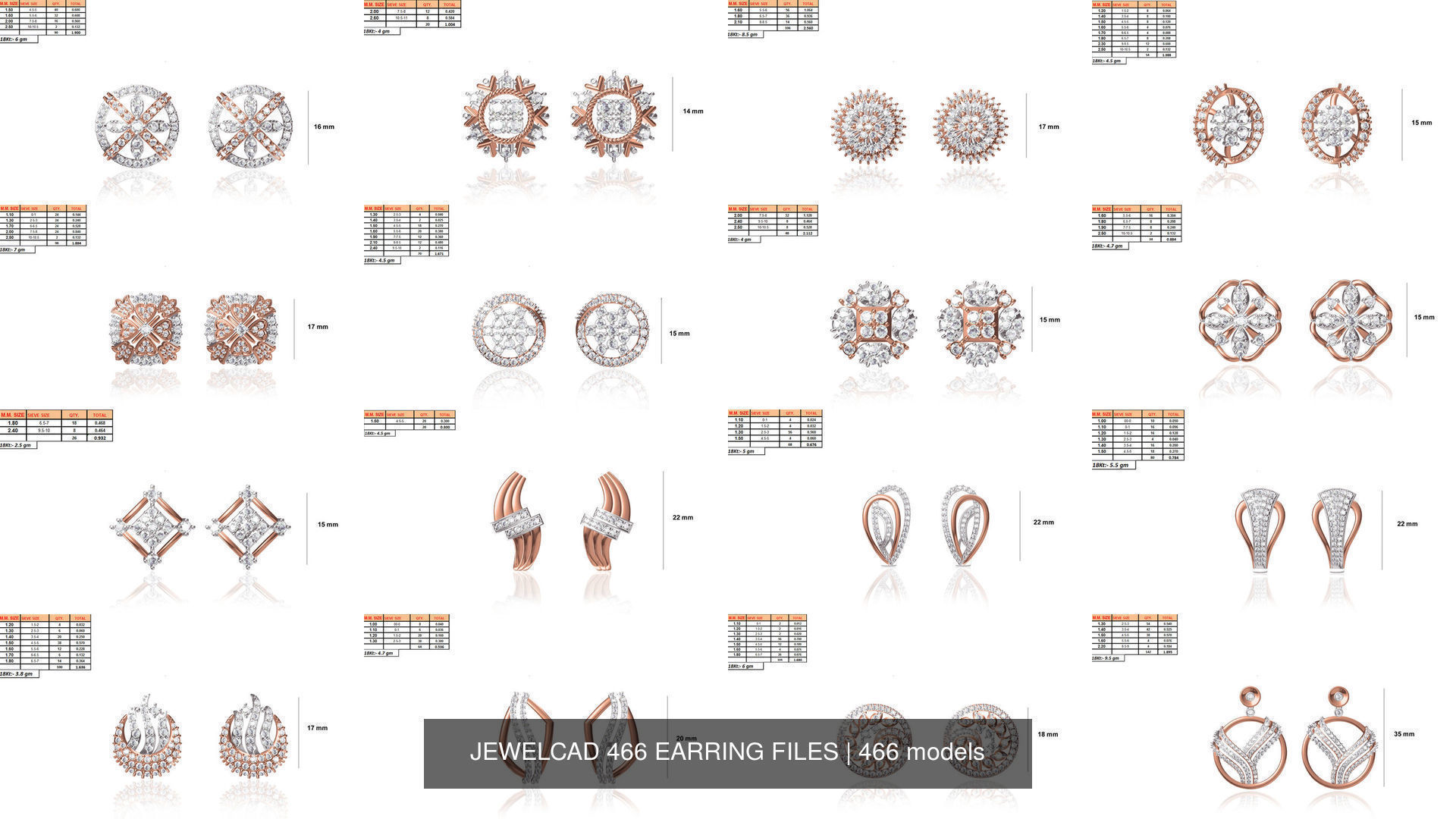 JEWELCAD 466 EARRING FILES 3D Model Collection_10