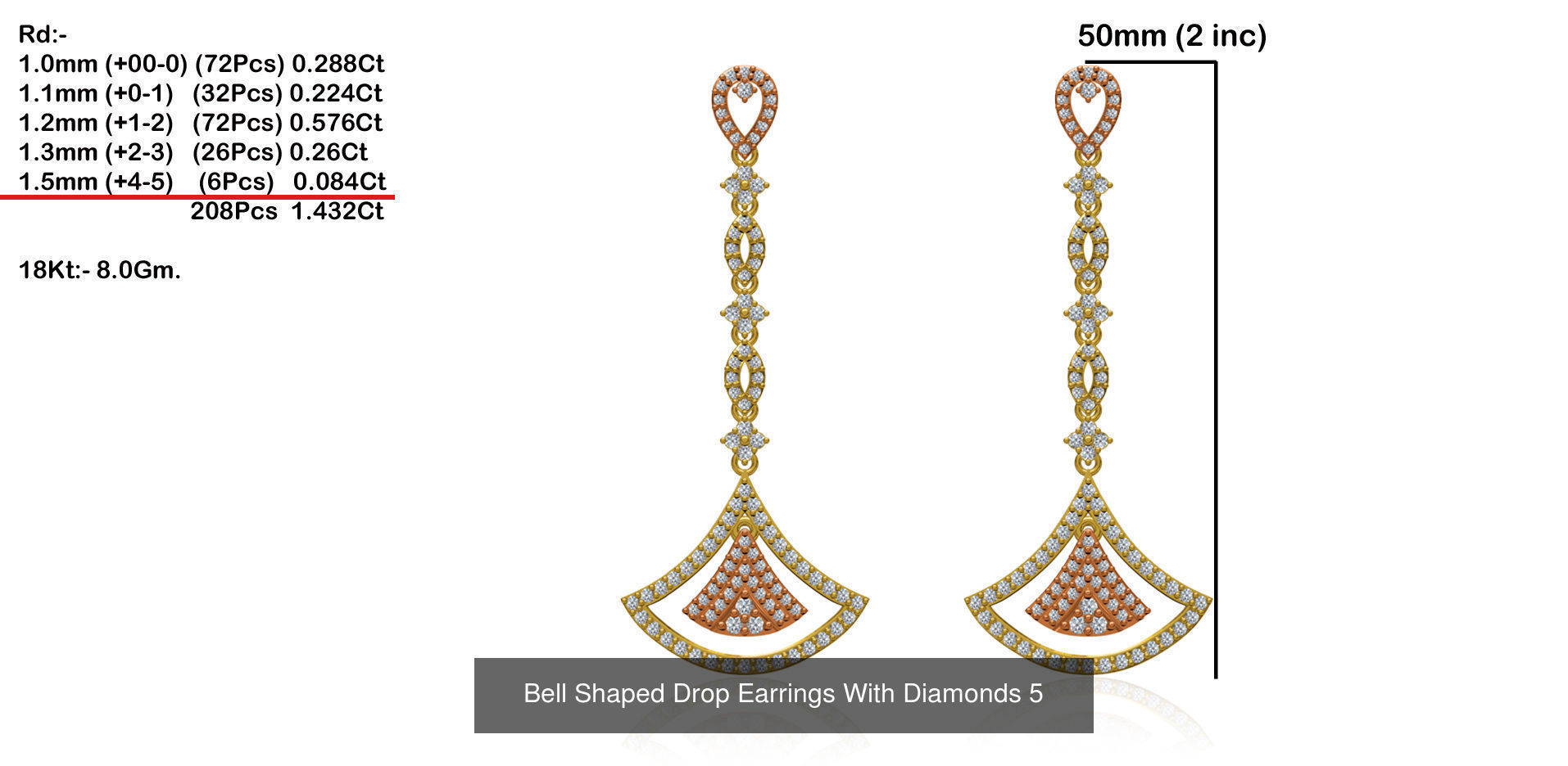 JEWELCAD 466 EARRING FILES 3D Model Collection_89