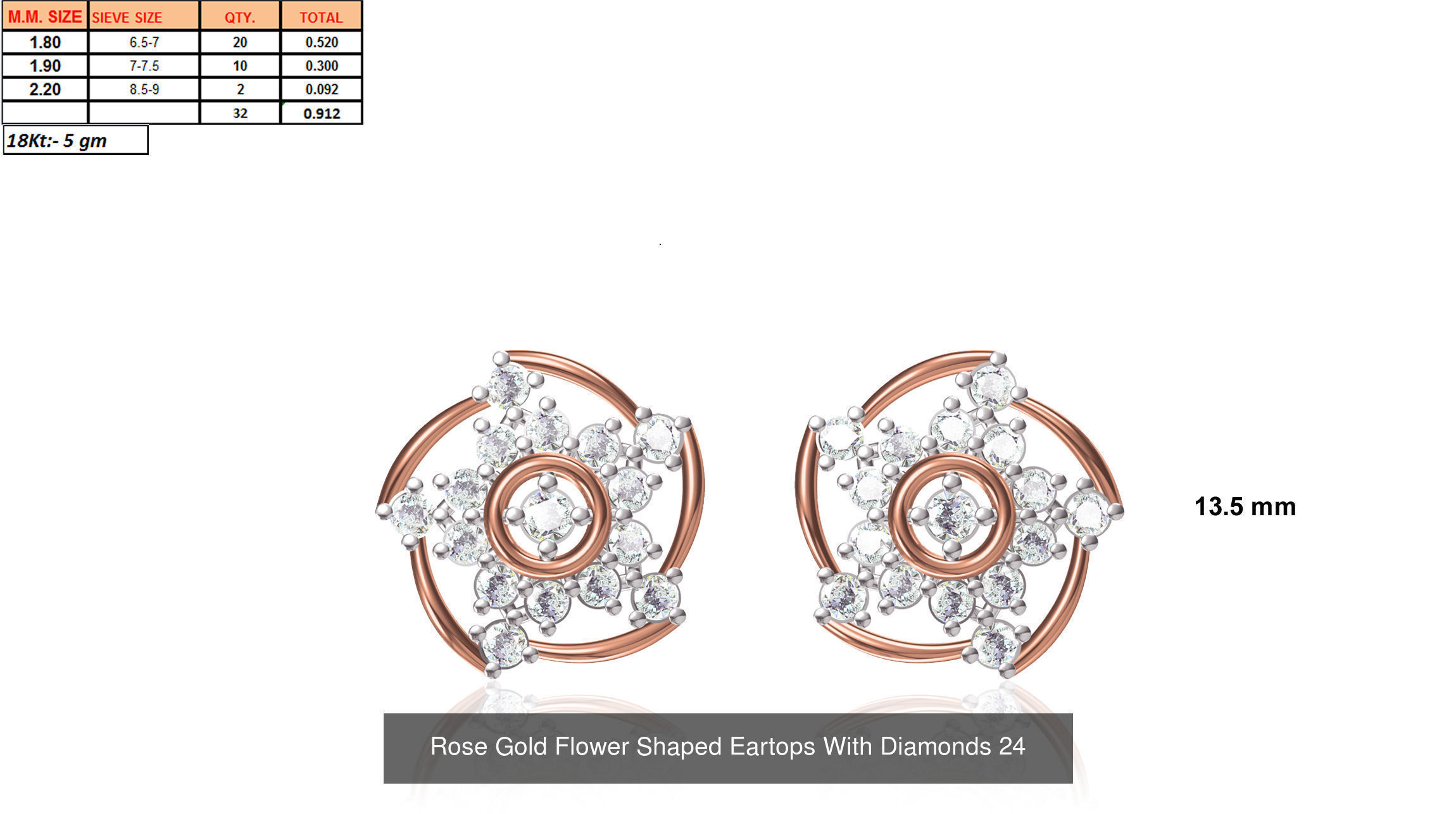 JEWELCAD 466 EARRING FILES 3D Model Collection_136