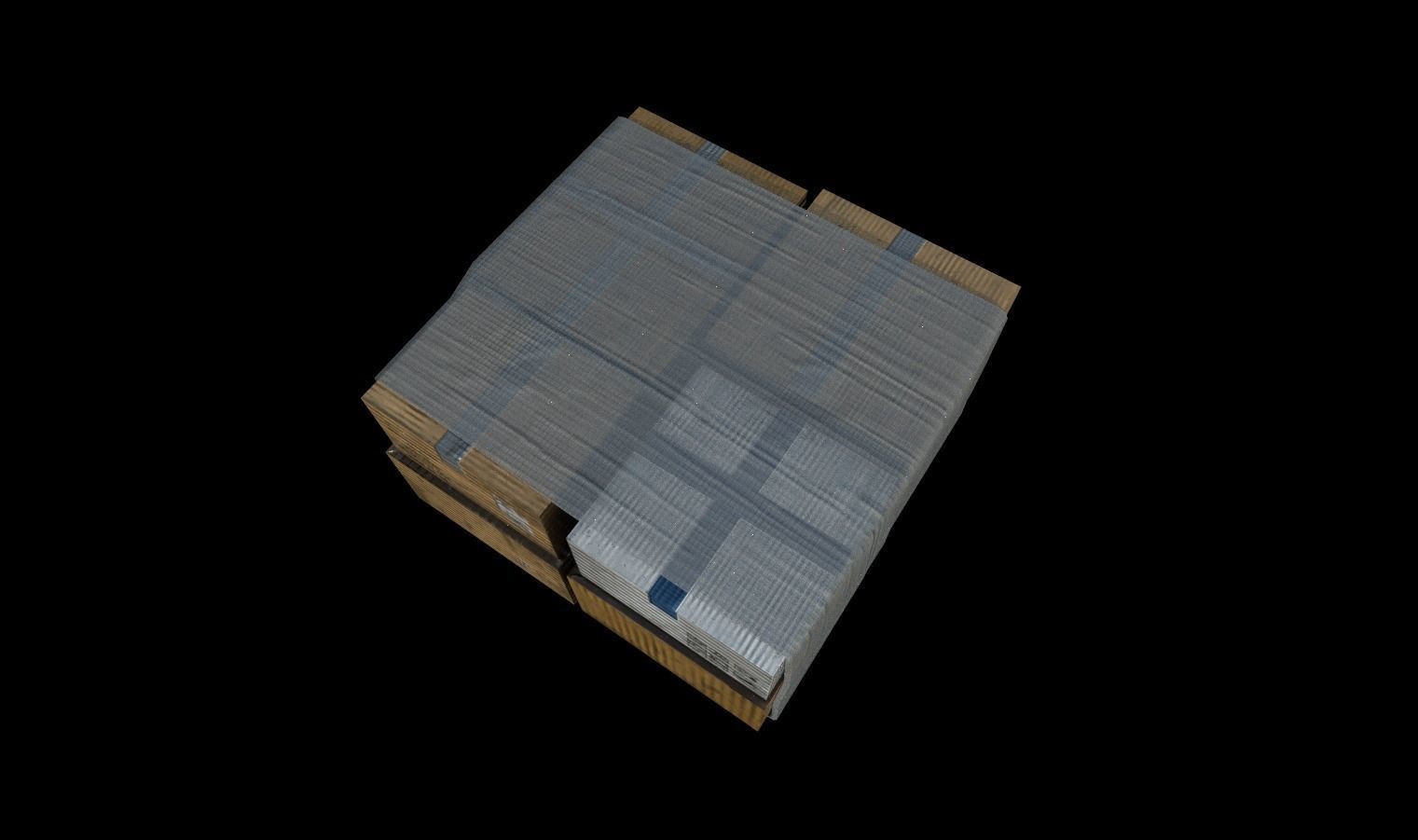 Cardboard Boxes Pack 1 Low-poly 3D model_7
