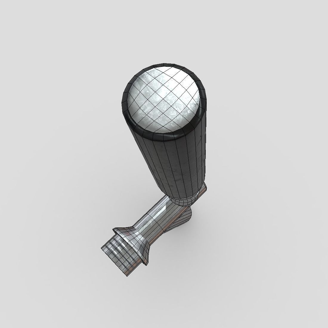 Beer Tap Faucet Low-poly 3D model_8