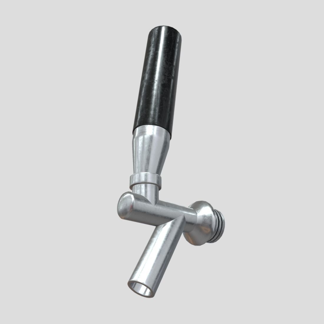 Beer Tap Faucet Low-poly 3D model_11