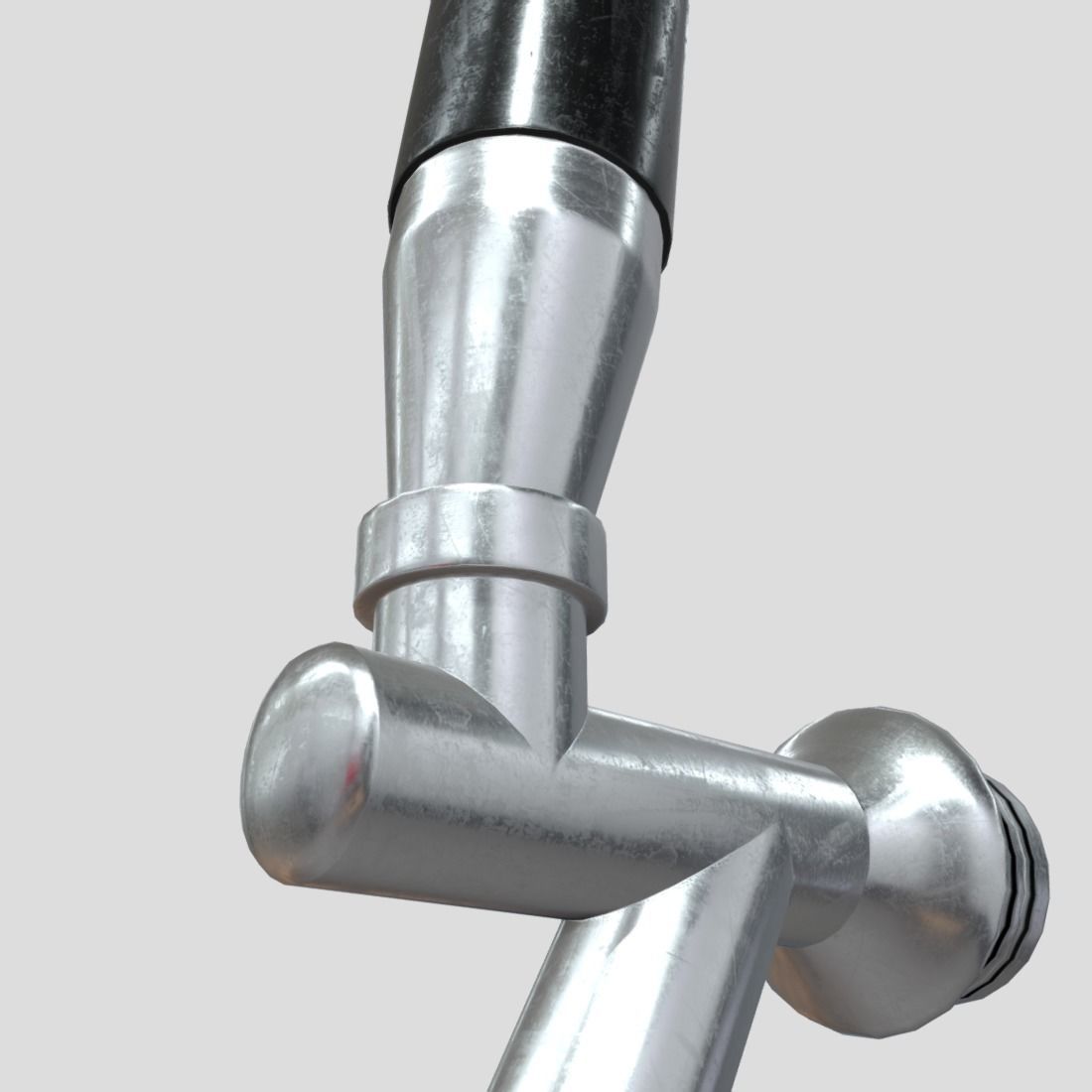 Beer Tap Faucet Low-poly 3D model_13