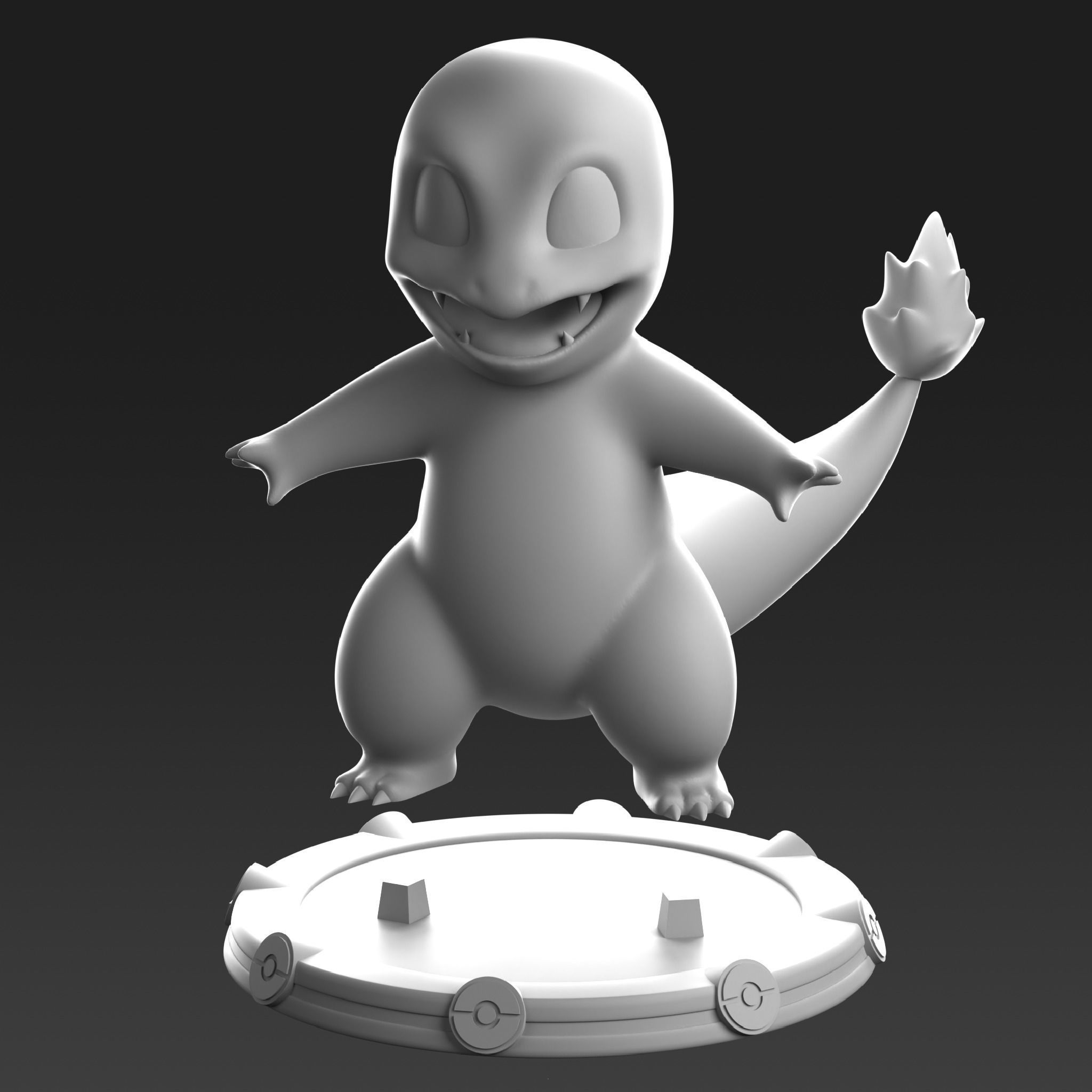 Charmander 3D print model_4