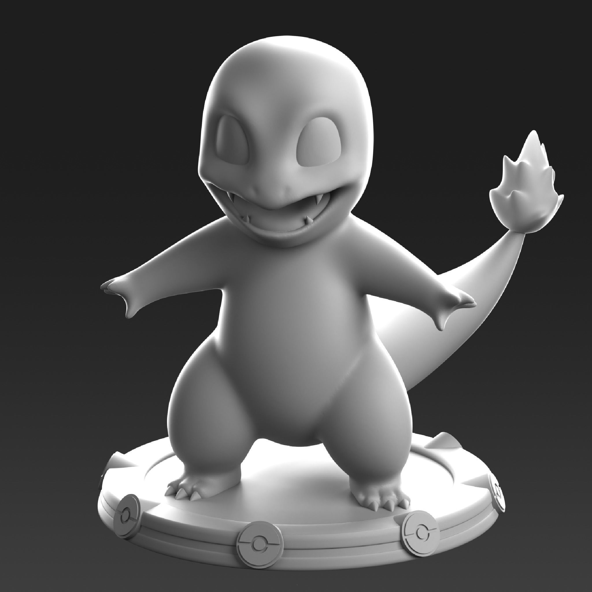 Charmander 3D print model_2