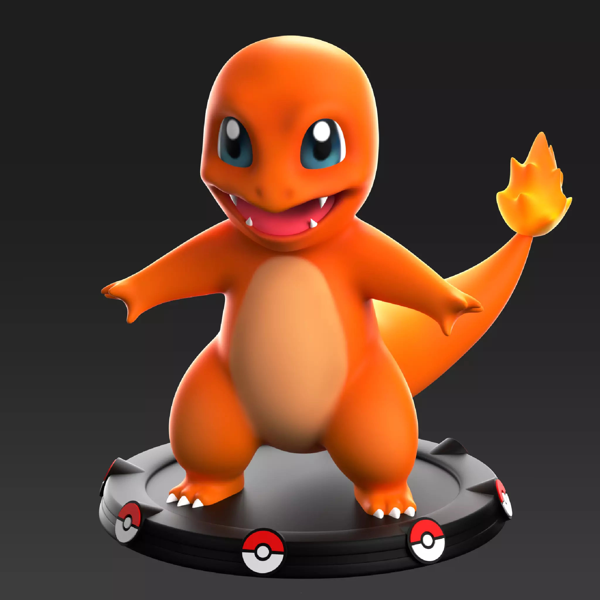 Charmander 3D print model_0