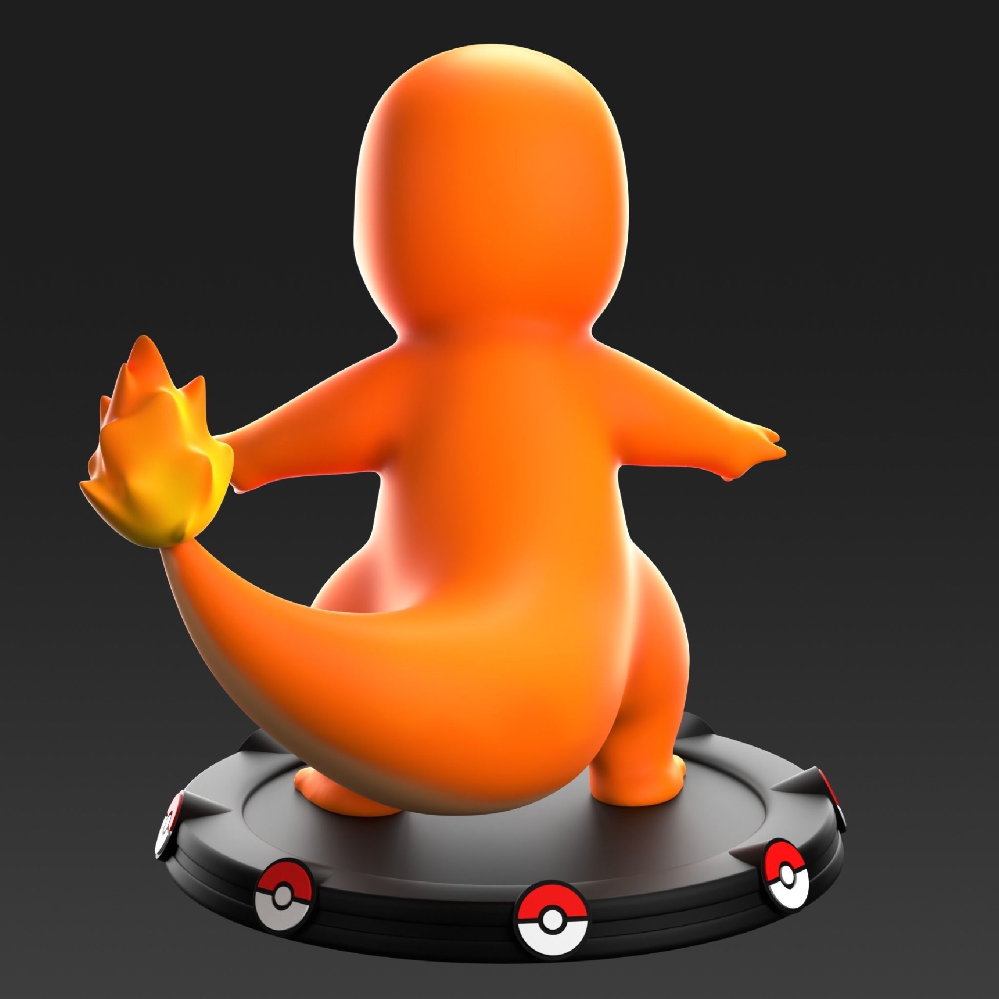 Charmander 3D print model_1