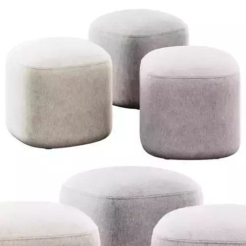 Round ottoman stool by Vorsen