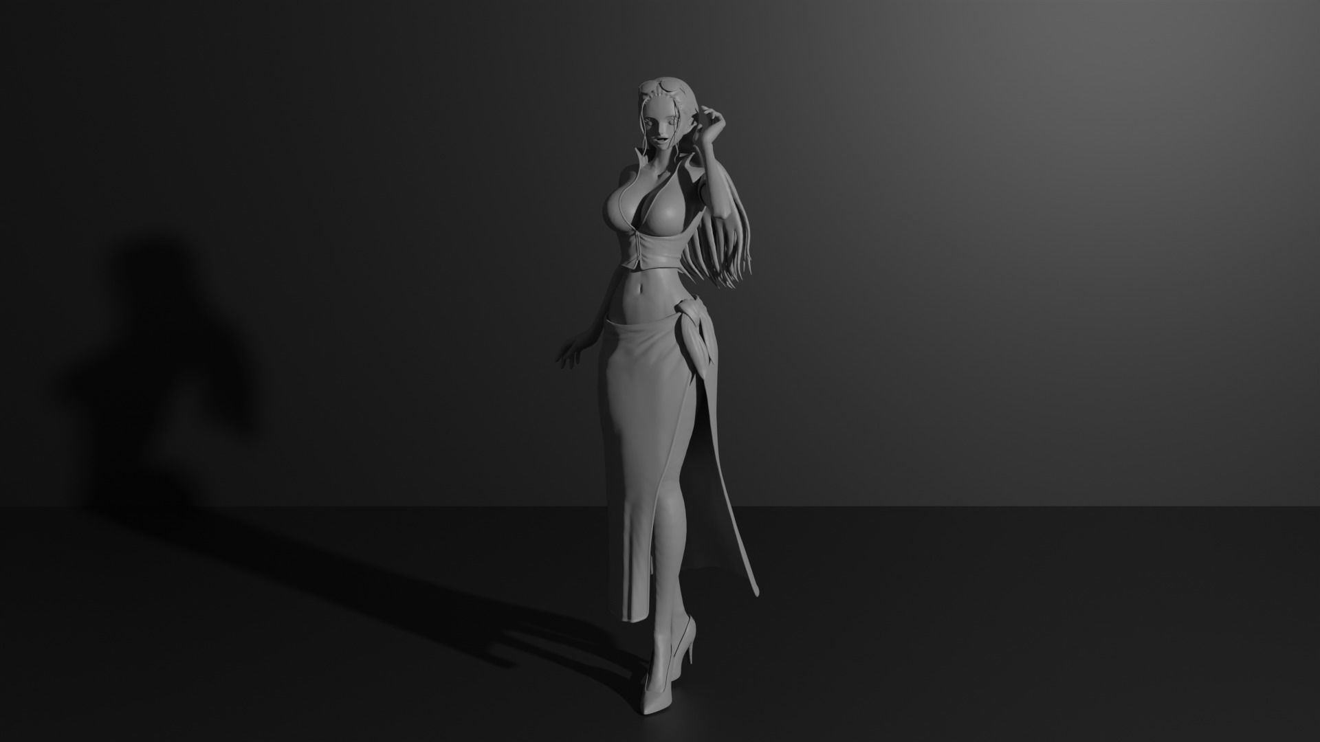 Nico Robin time skip - One Piece 3D print model 3D print model_4