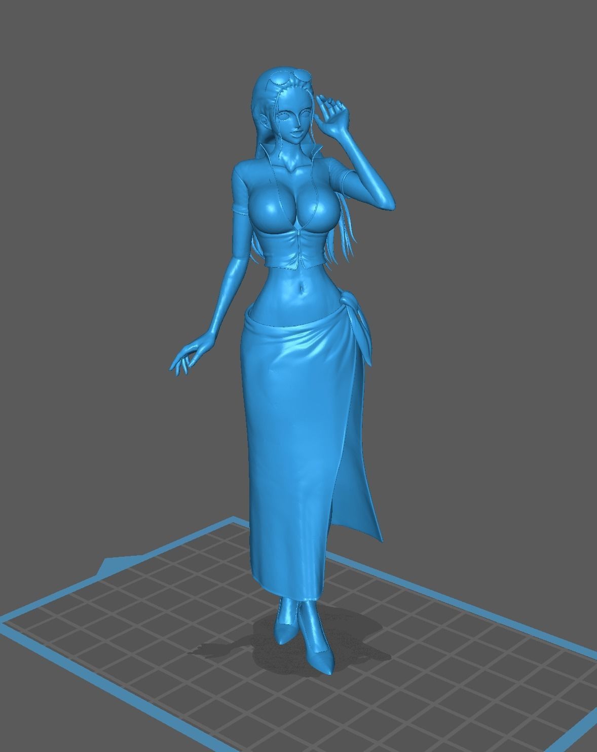 Nico Robin time skip - One Piece 3D print model 3D print model_10