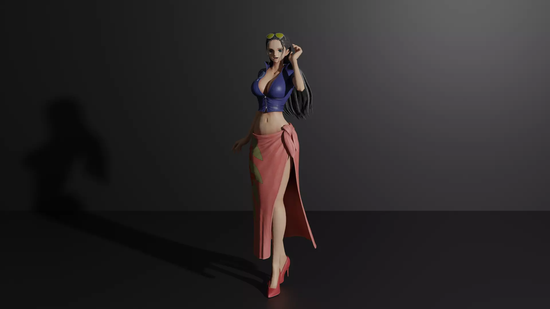 Nico Robin time skip - One Piece 3D print model 3D print model_0