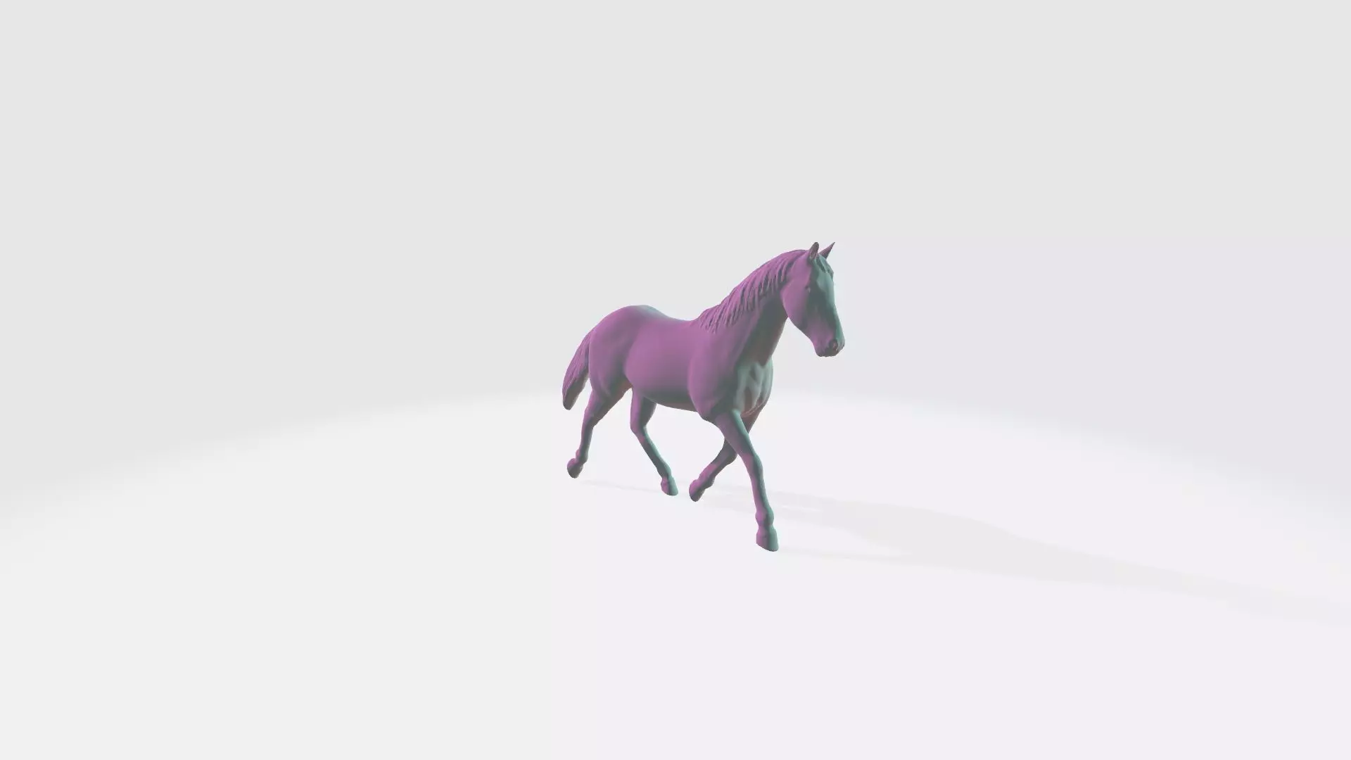 Horse Trotting pose model I Ready for 3d printing model 3D print model