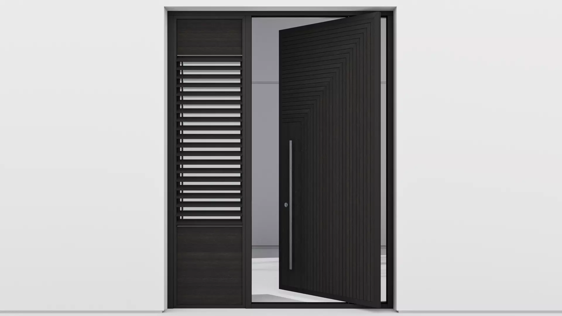 Aluminium door 240 3D model