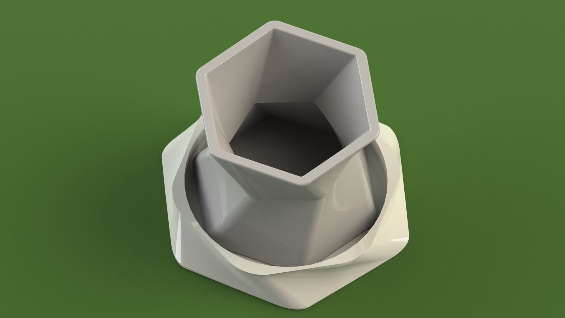 Flowerpot 7 3D print model_3