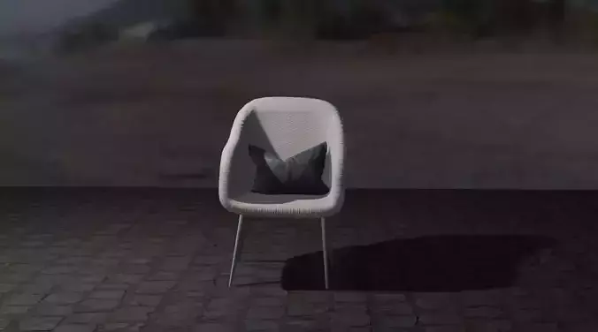 white chair