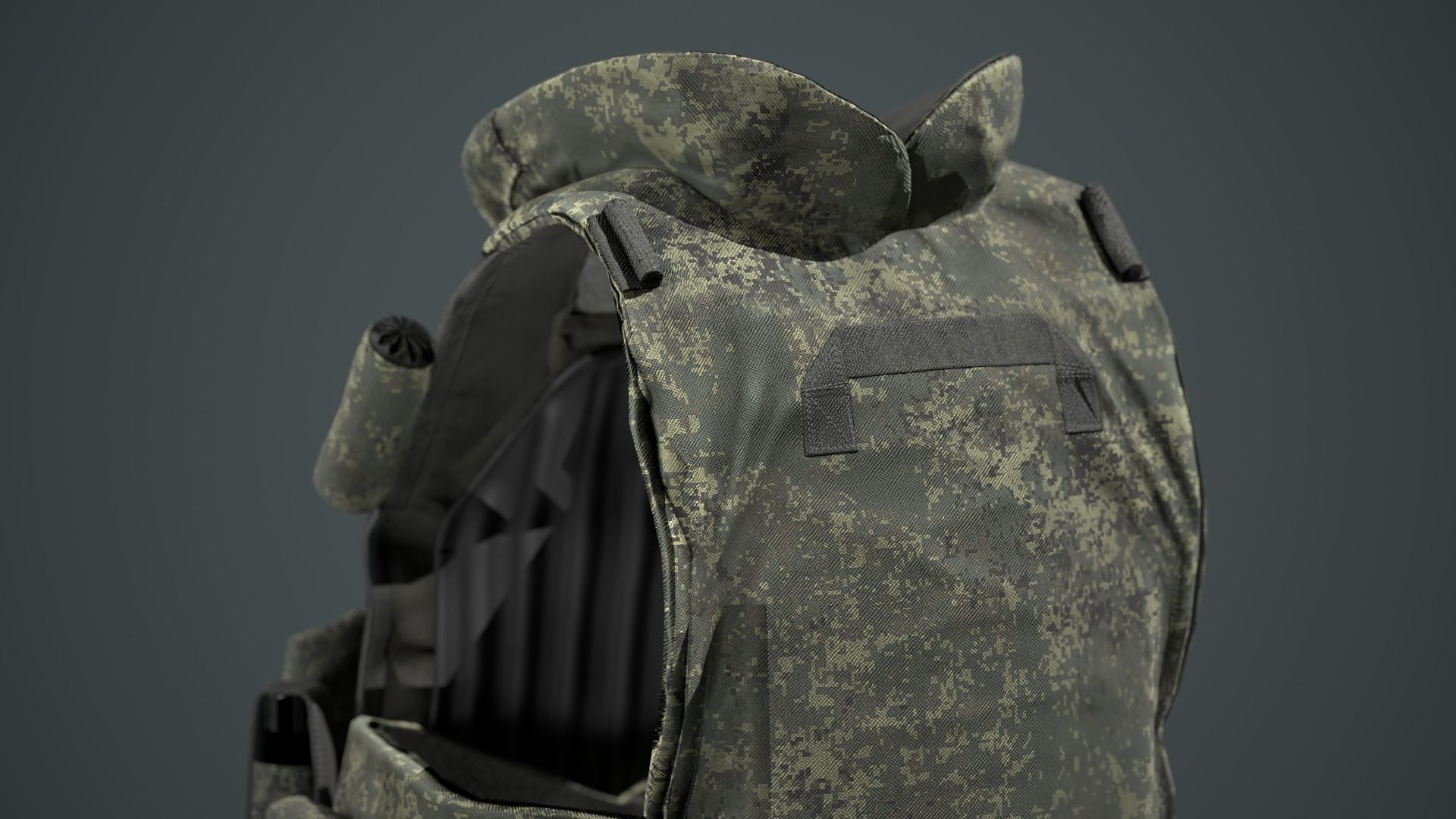 Russian 6B45 Ratnik Plate Carrier Vest Low-poly 3D model_12