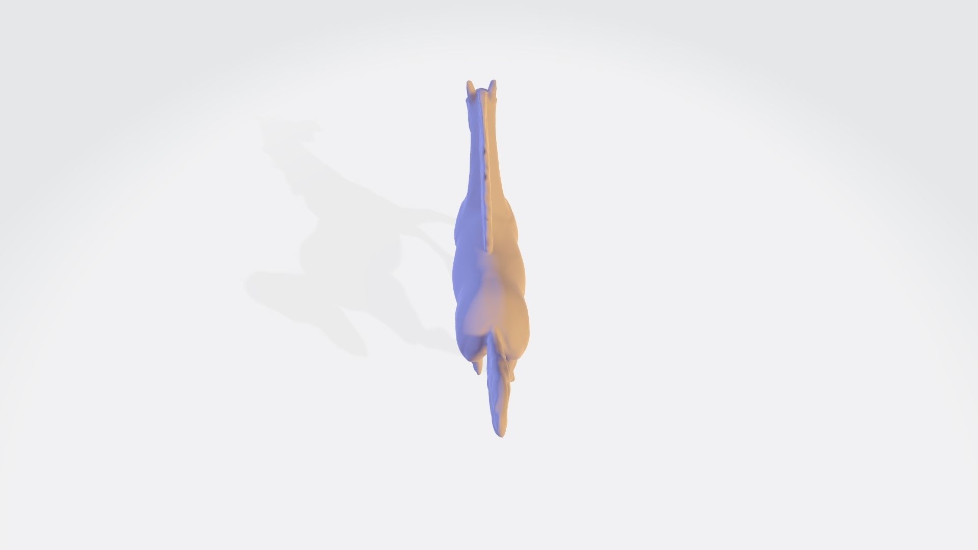 Arabian Horse Galloping Pose I Ready for 3d Print model 3D print model_3