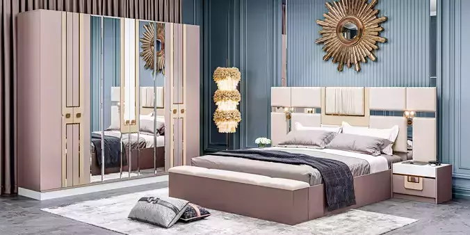 Modern Bed By Honor Furniture