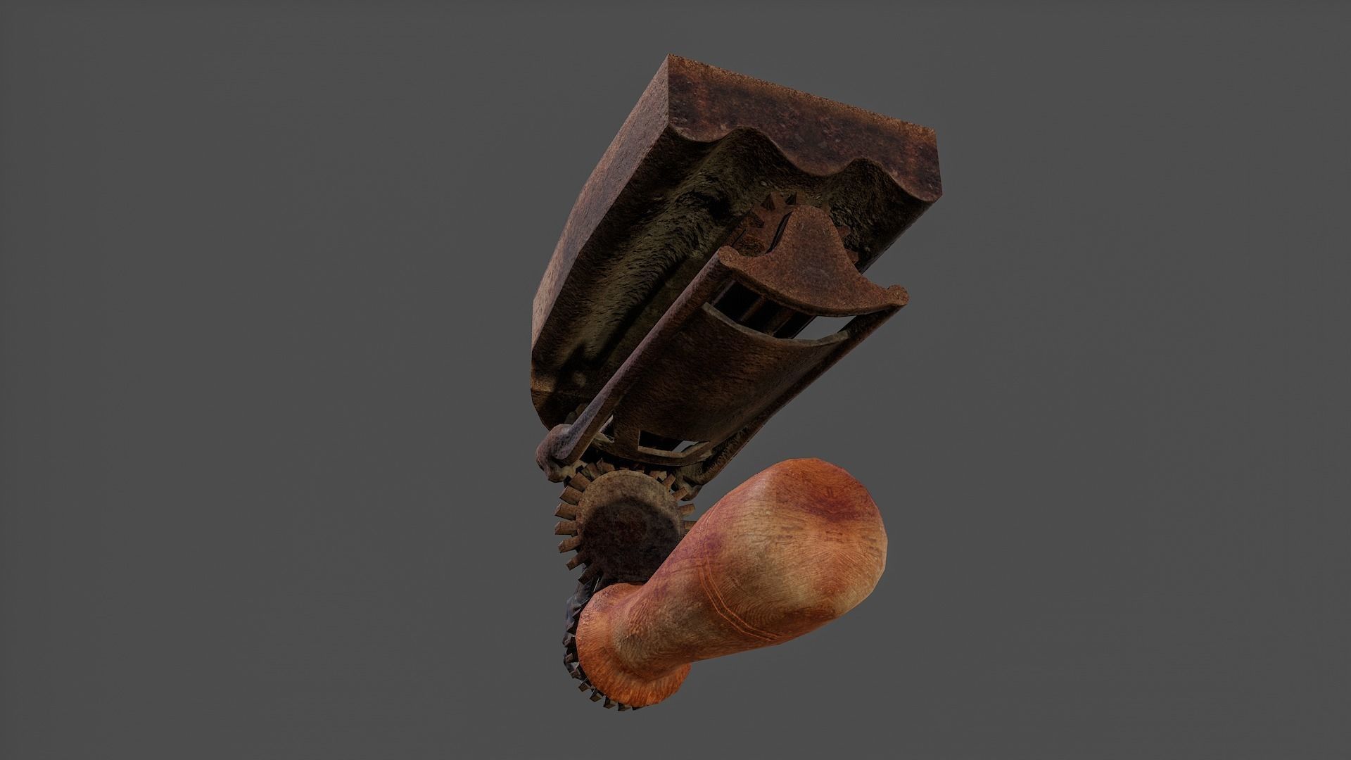 Antique Iron V02 - Low Poly Low-poly 3D model_23