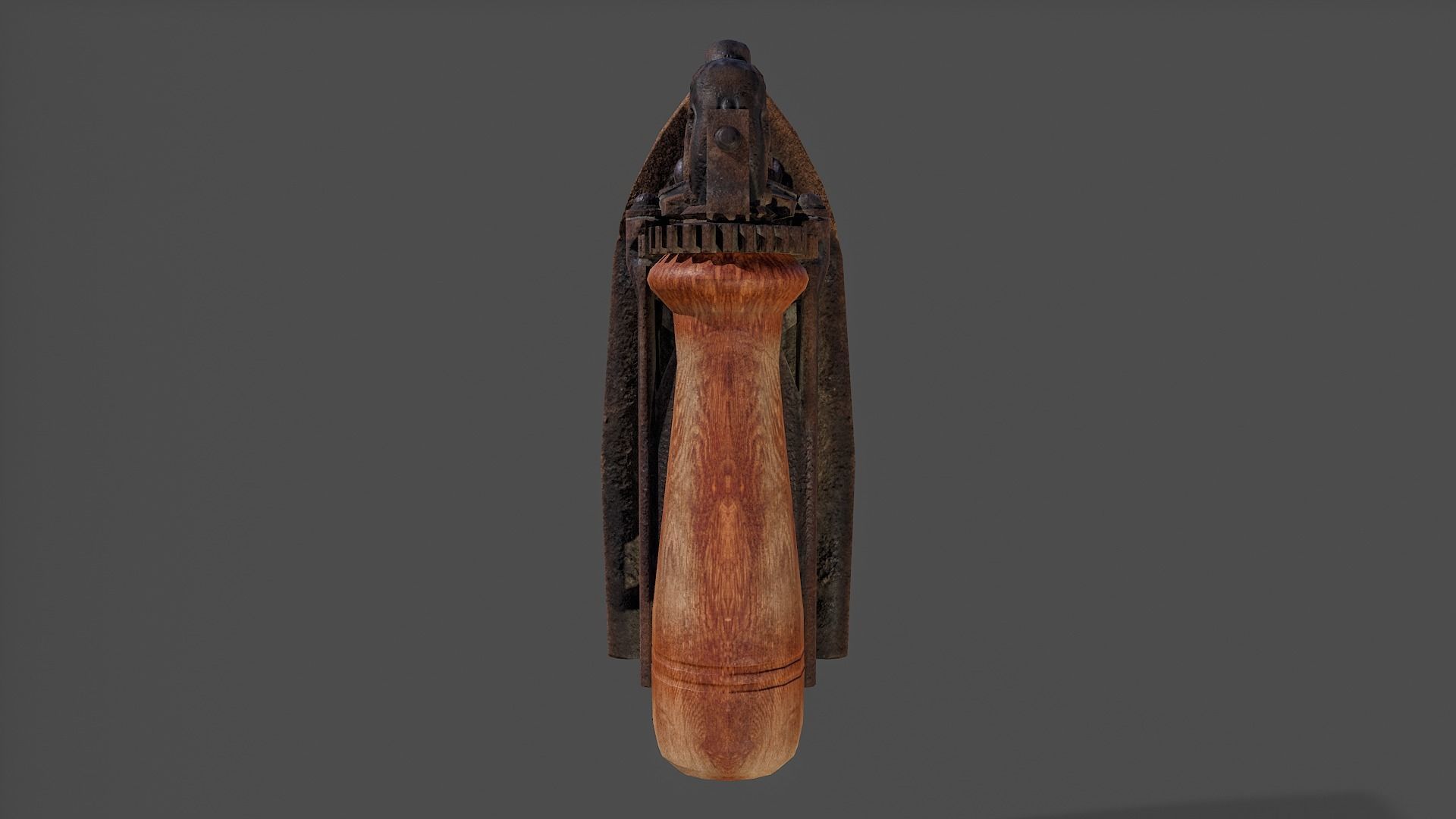 Antique Iron V02 - Low Poly Low-poly 3D model_12