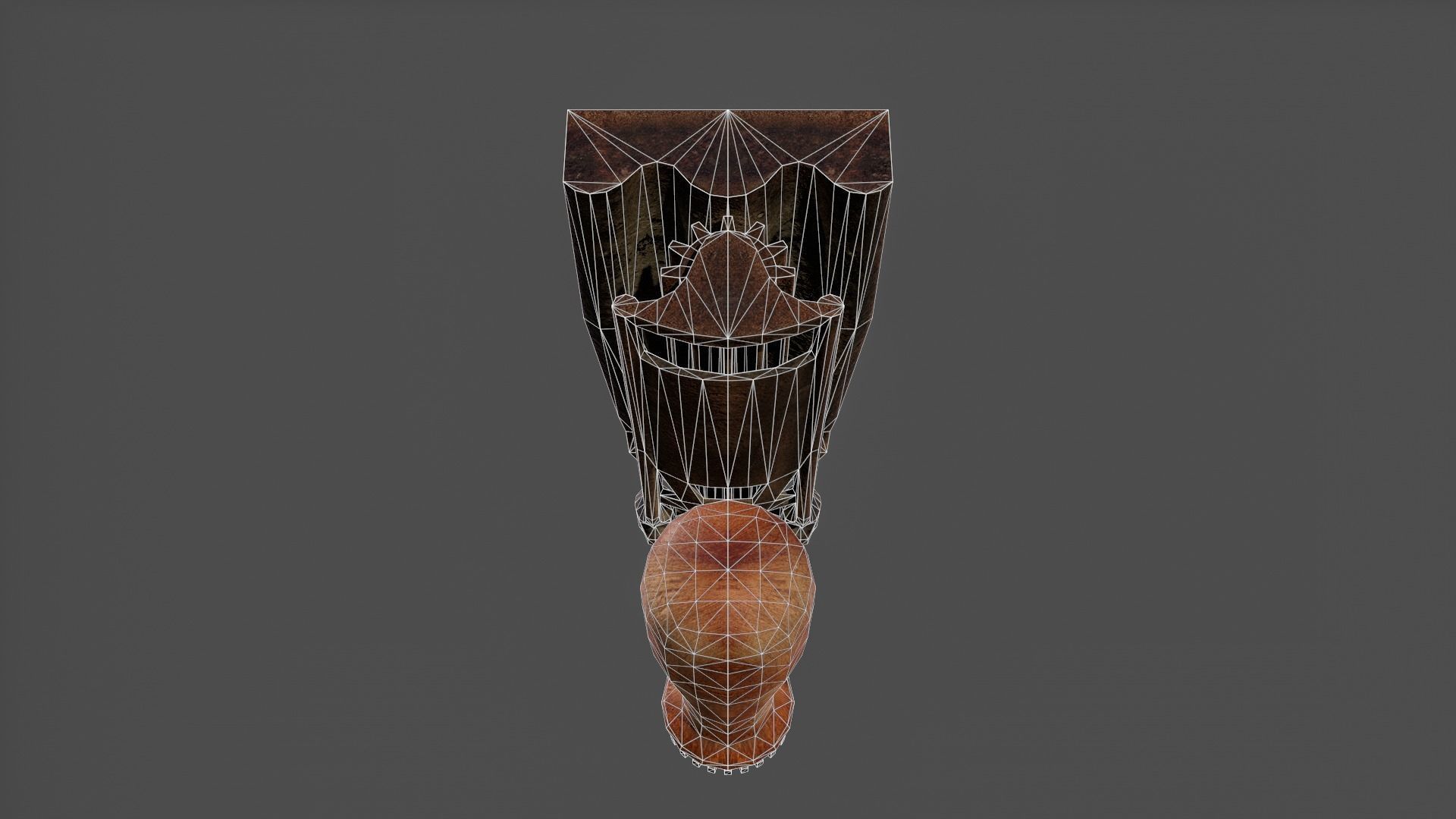 Antique Iron V02 - Low Poly Low-poly 3D model_22
