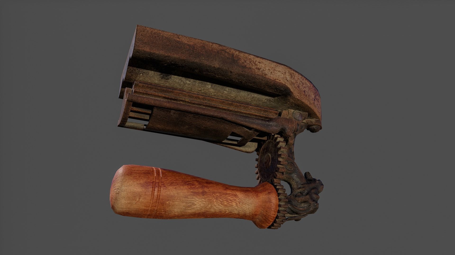 Antique Iron V02 - Low Poly Low-poly 3D model_18