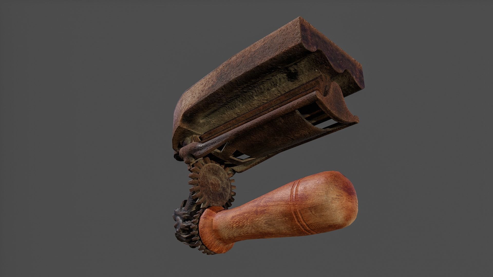 Antique Iron V02 - Low Poly Low-poly 3D model_24