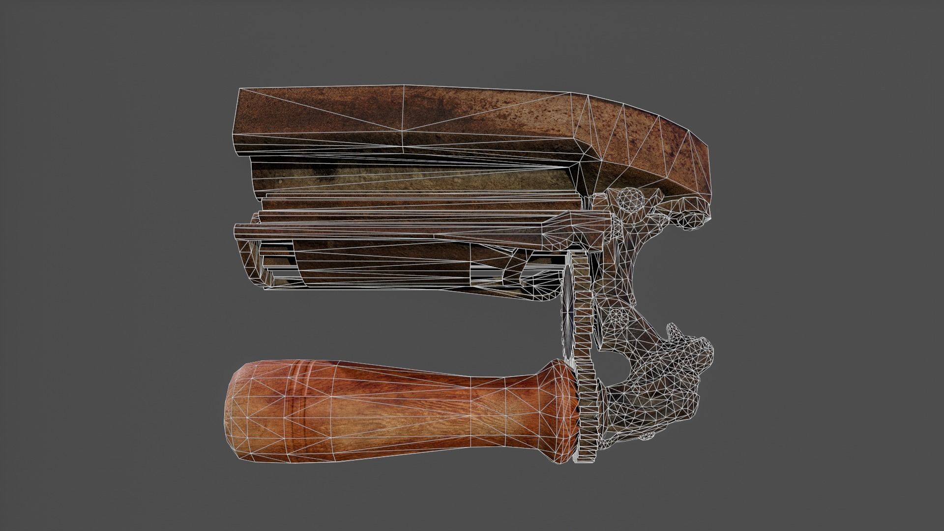 Antique Iron V02 - Low Poly Low-poly 3D model_17