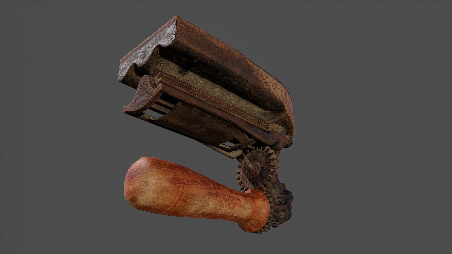 Antique Iron V02 - Low Poly Low-poly 3D model_19