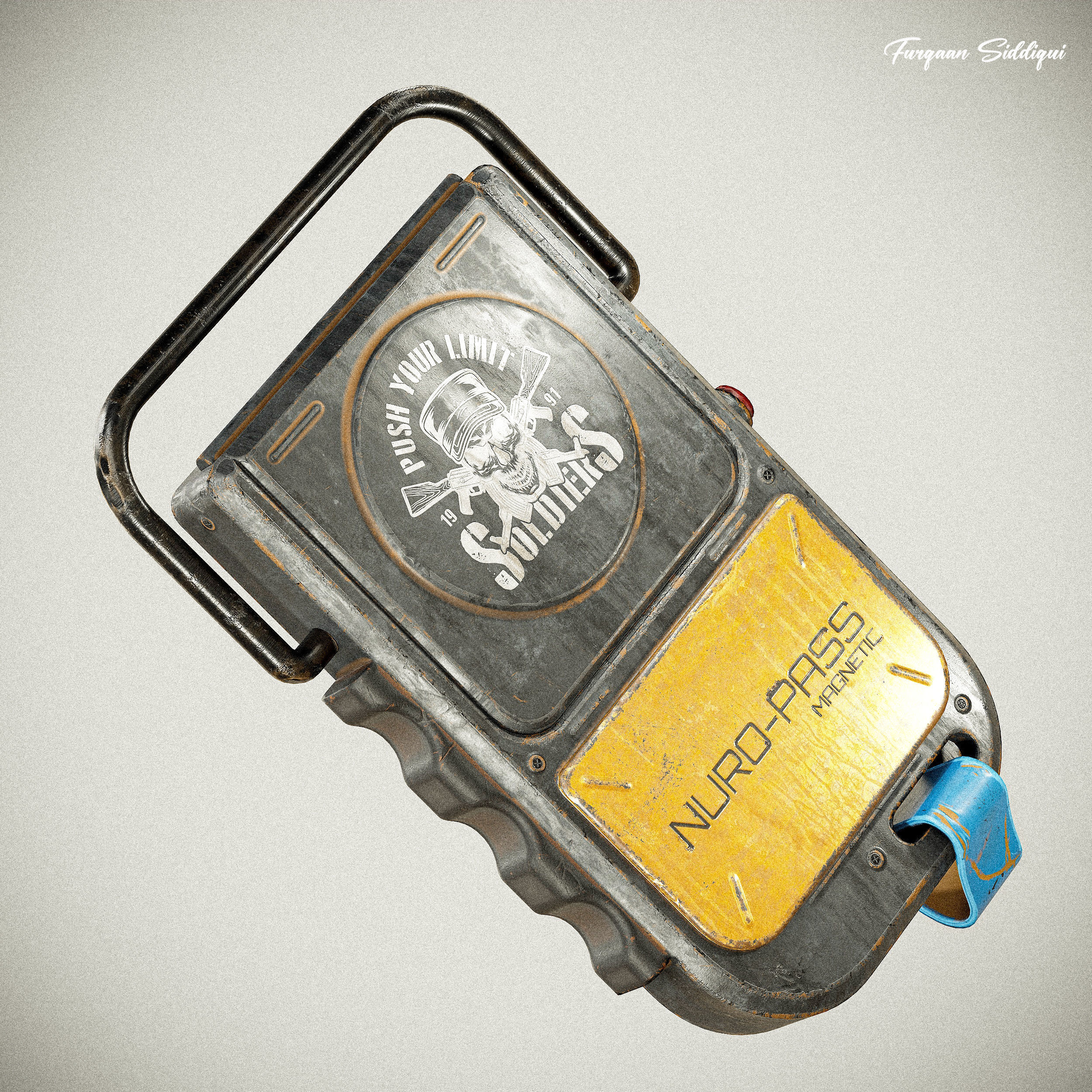 Sci-fi Compass V1 PBR Low-poly 3D model_2