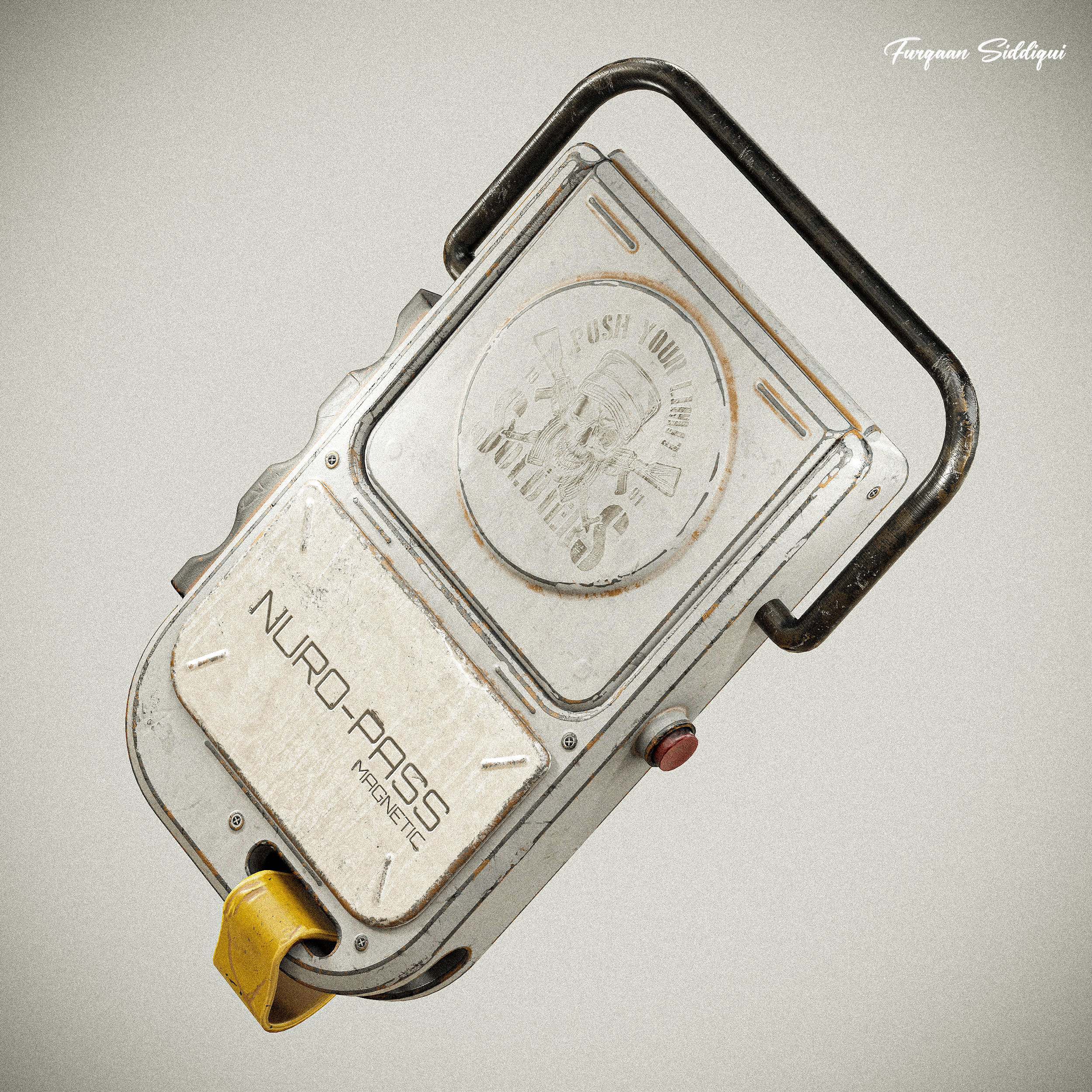 Sci-fi Compass V1 PBR Low-poly 3D model_8