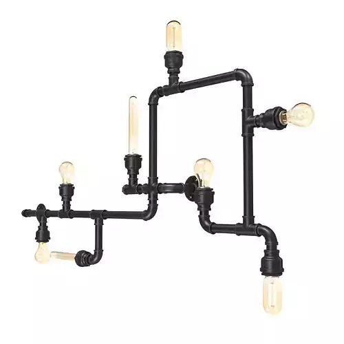 Ideal Lux Plumber PL8 Nero