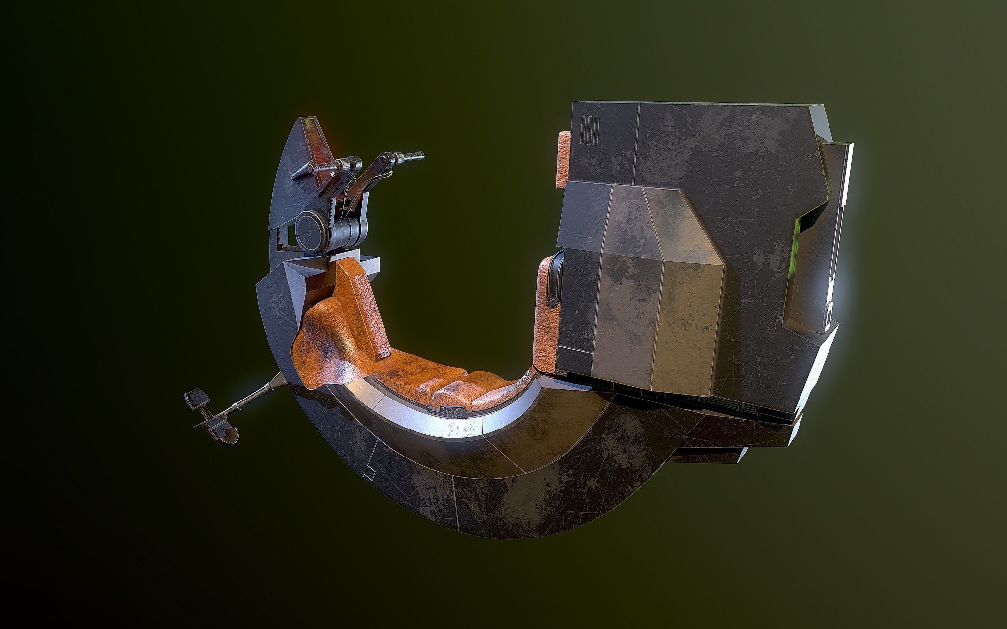 Bloodfin speeder Star Wars 3D model_2