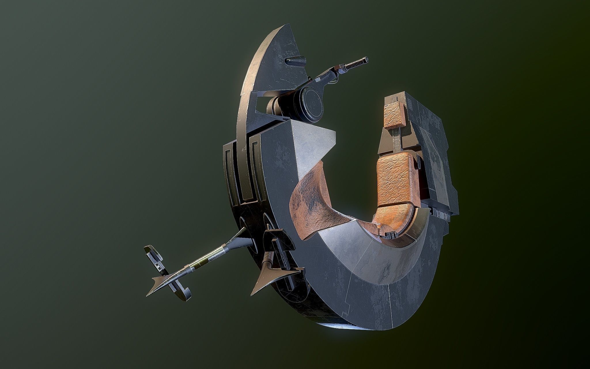 Bloodfin speeder Star Wars 3D model_3