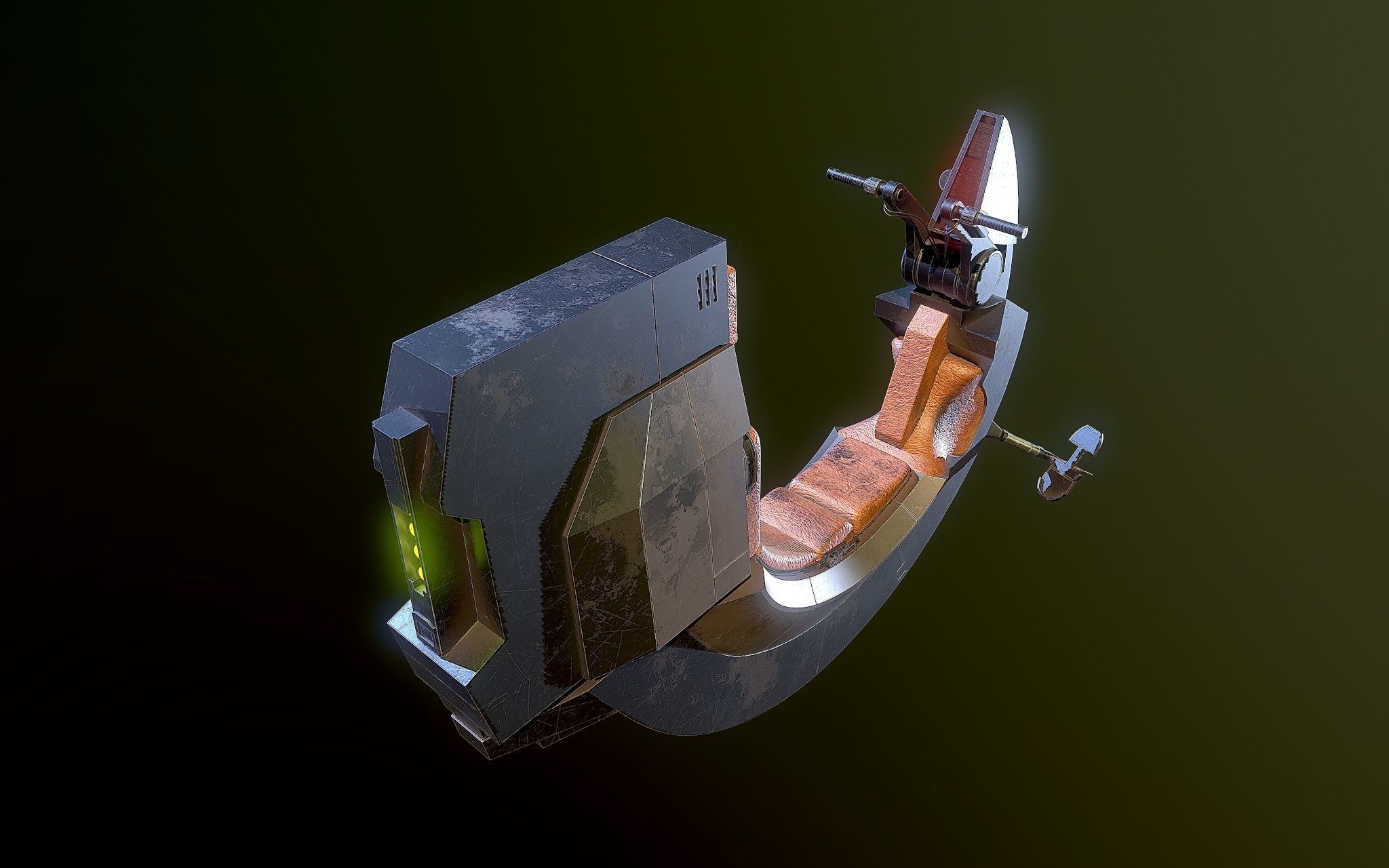 Bloodfin speeder Star Wars 3D model_1
